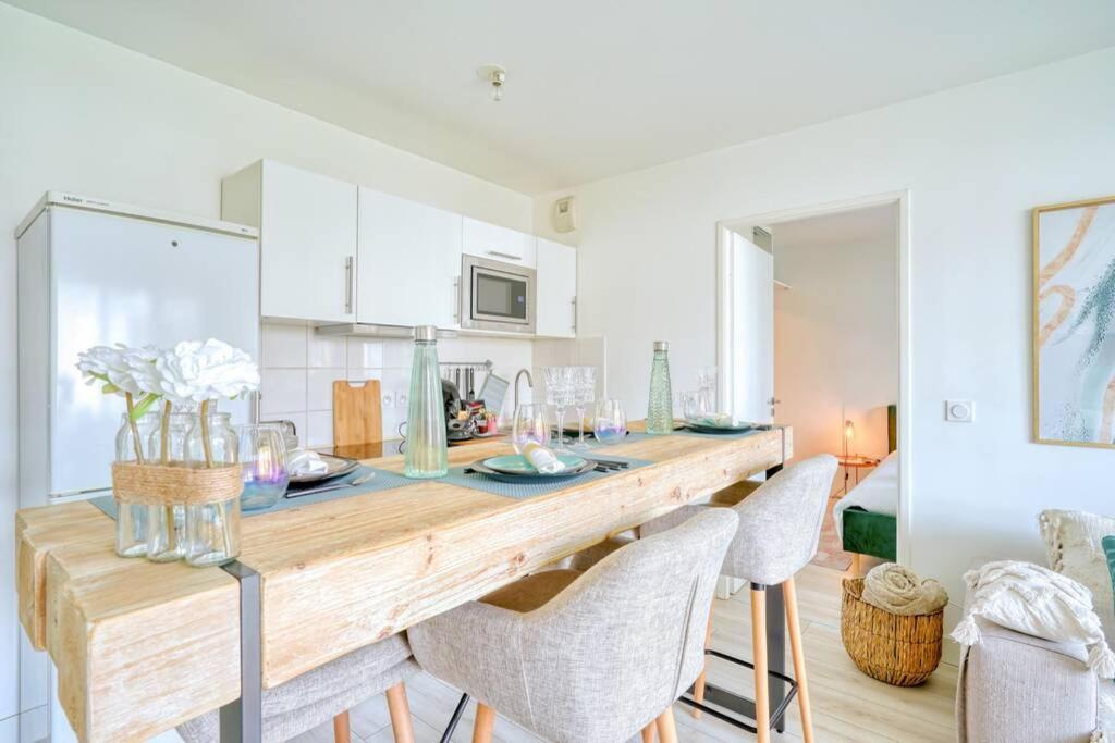 T2 Luxe Proche Paris Terrasse Parking Prive Apartment Vitry-sur-Seine Exterior foto